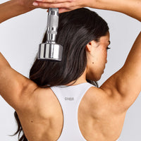 SoftMotion™ Racer Back Mid Tank Top With Built in Bra Shelf | White