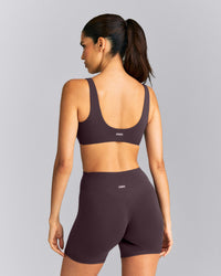 SoftMotion™ Scoop Back Bralette New Branding | Dark Umber Brown
