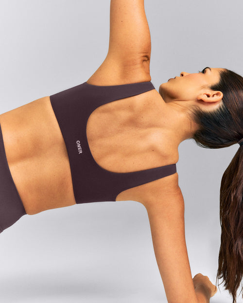 SoftMotion™ Scoop Back Bralette | Dark Umber Brown