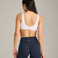SoftMotion™ Scoop Back Bralette | White