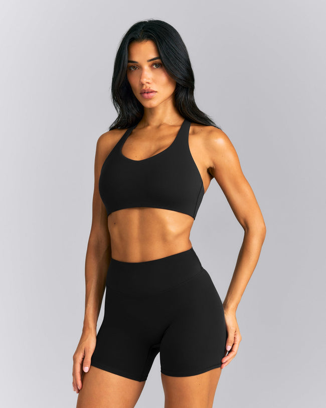SoftMotion™ Sports Bra New Branding | Black