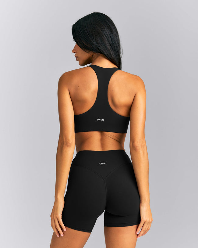 SoftMotion™ Sports Bra New Branding | Black