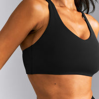 SoftMotion™ Sports Bra New Branding | Black