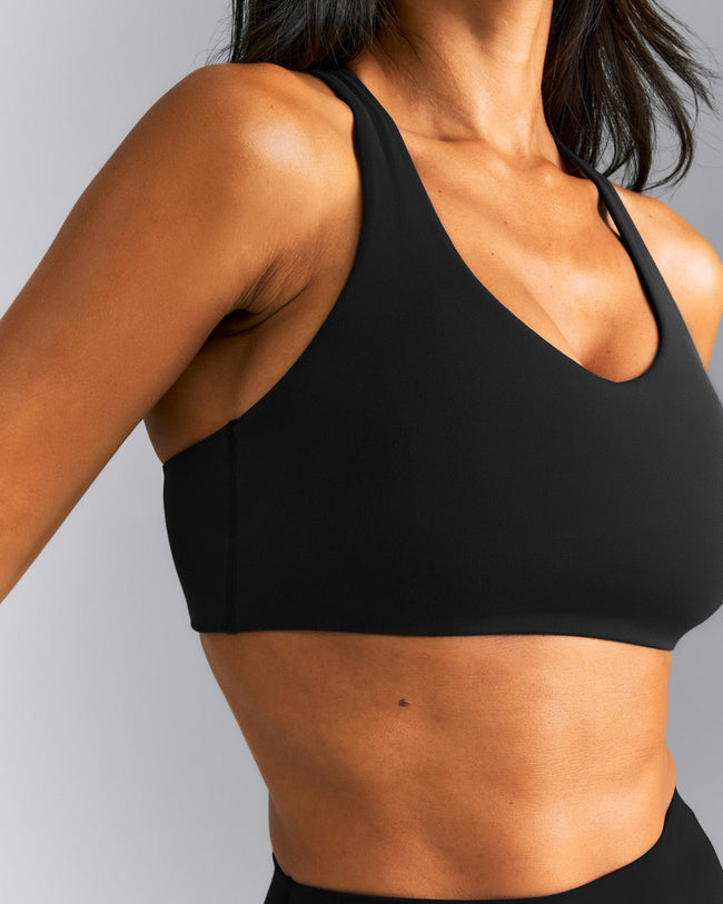 SoftMotion™ Sports Bra New Branding | Black