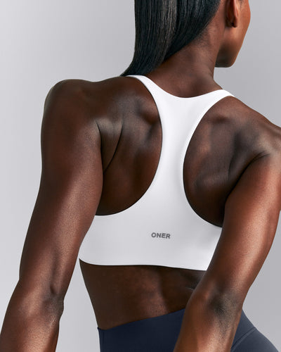 SoftMotion™ Sports Bra New Branding | White