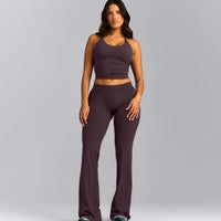 SoftMotion™ Flared Pants New Branding | Dark Umber Brown