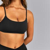 SoftMotion™ Strappy Sports Bra | Black