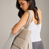SoftMotion™ Strappy Vest with Built in Bra Shelf | White