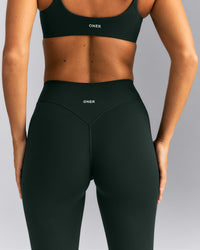 SoftMotion™ Wrap Leggings | Emerald Noir