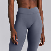 SoftMotion™ Wrap Leggings | Granite Blue