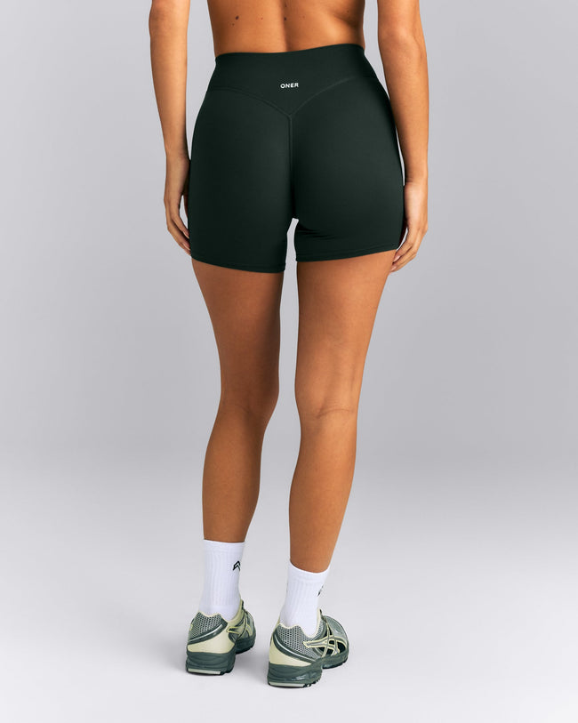 SoftMotion™ Wrap Shorts 6" | Emerald Noir
