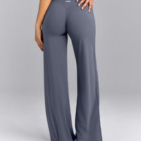SoftMotion™ Wrap Straight Leg Pants | Granite Blue