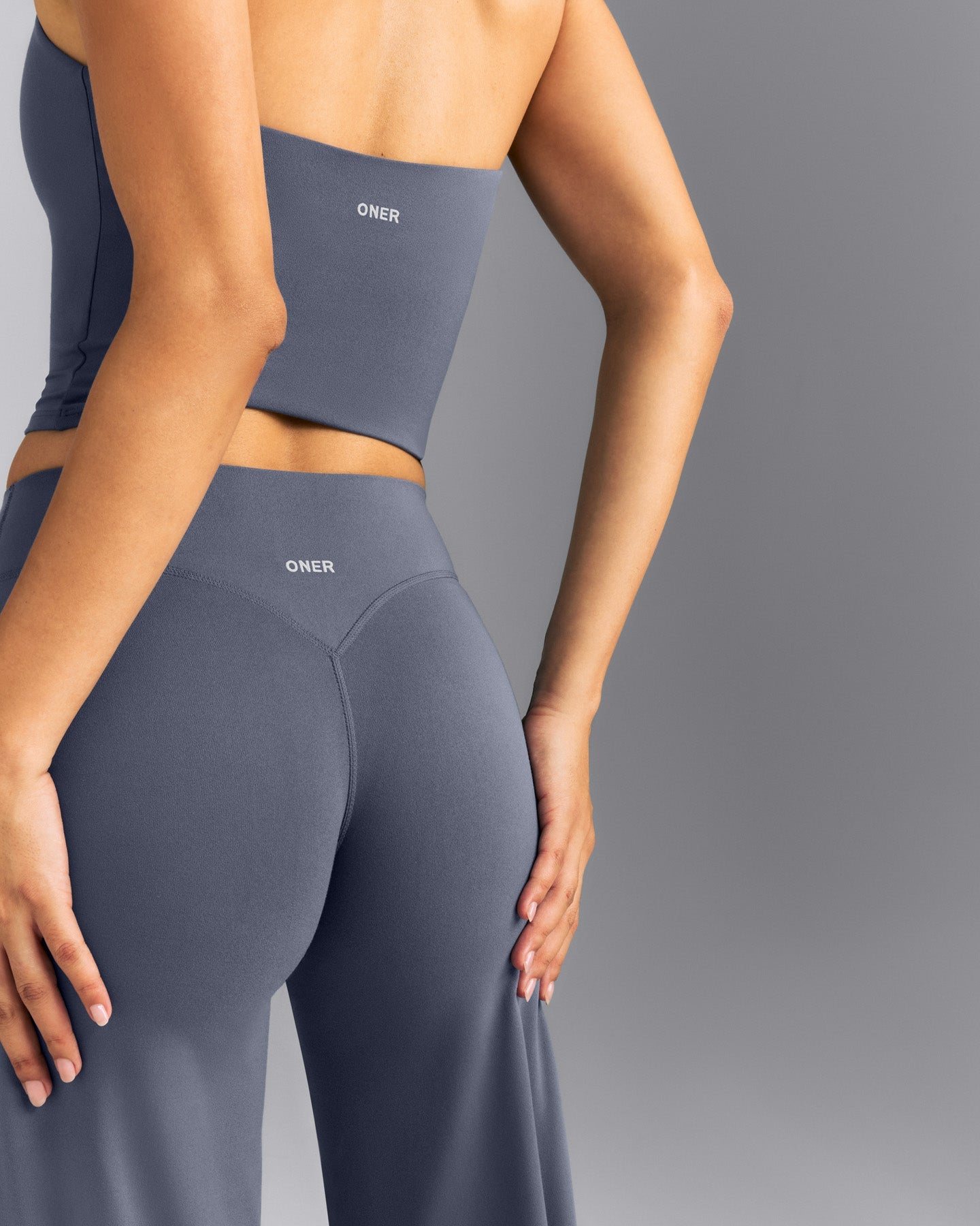 SoftMotion™ Wrap Straight Leg Pants | Granite Blue