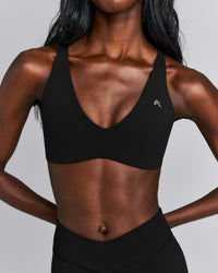 UnifiedMove™ Cross Back Sports Bra | Black