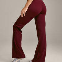 UnifiedMove™ Wrap Flared Bottoms with Reflective Logo | Rosewood