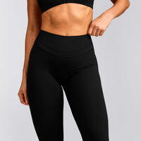 UnifiedMove™ High Waisted Leggings with Reflective Logo | Black