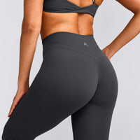 UnifiedMove™ High Waisted Leggings with Reflective Logo | Coal