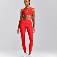 UnifiedMove™ High Waist Leggings New Branding | Muscle Mommy Red