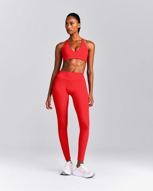 UnifiedMove™ High Waist Leggings New Branding | Muscle Mommy Red