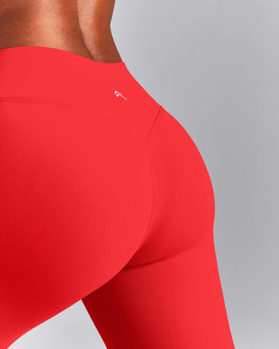 UnifiedMove™ High Waist Leggings New Branding | Muscle Mommy Red