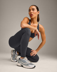 UnifiedMove™ High Waisted Pocket Leggings with Reflective Logo | Coal