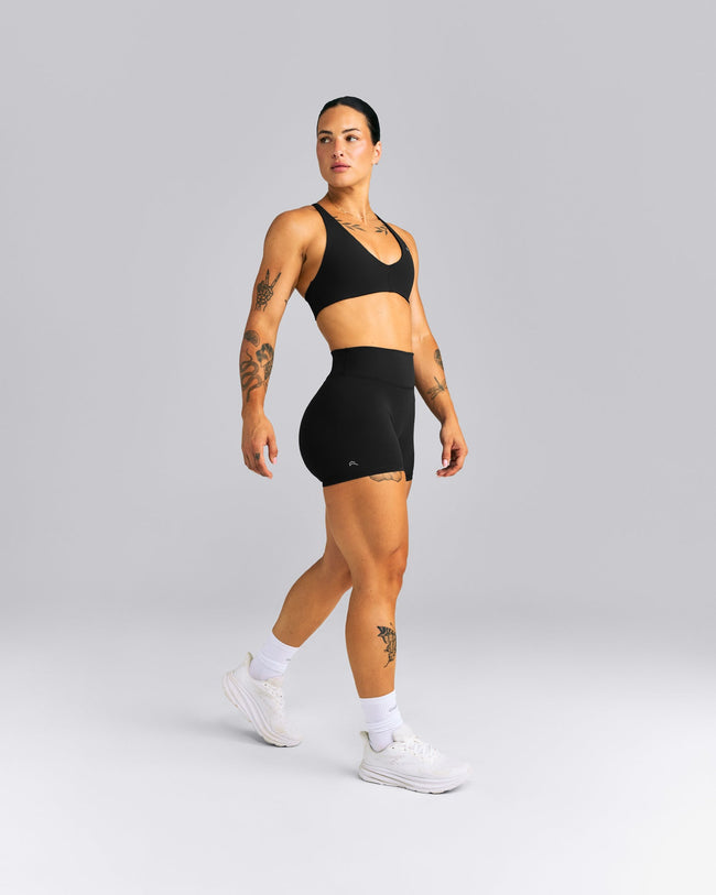 UnifiedMove™ High Waist Shorts 6" New Branding | Black