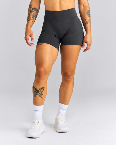 UnifiedMove™ High Waist Shorts 6" New Branding | Coal