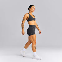 UnifiedMove™ High Waist Shorts 6" New Branding | Coal
