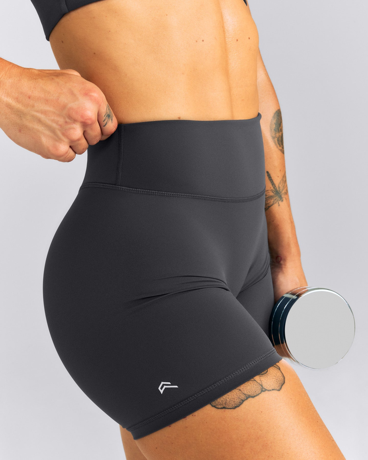 UnifiedMove™ High Waist Shorts 6" New Branding | Coal