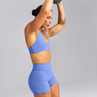 UnifiedMove™ High Waist Shorts 6" New Branding | Glaucous Blue