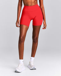 UnifiedMove™ High Waist Shorts 6" New Branding | Muscle Mommy Red