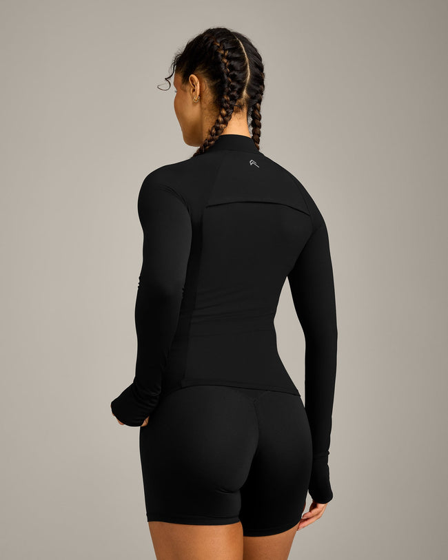 UnifiedMove Pocket Jacket with Reflective Logo | Black