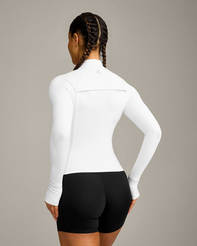 UnifiedMove Pocket Jacket with Reflective Logo | White