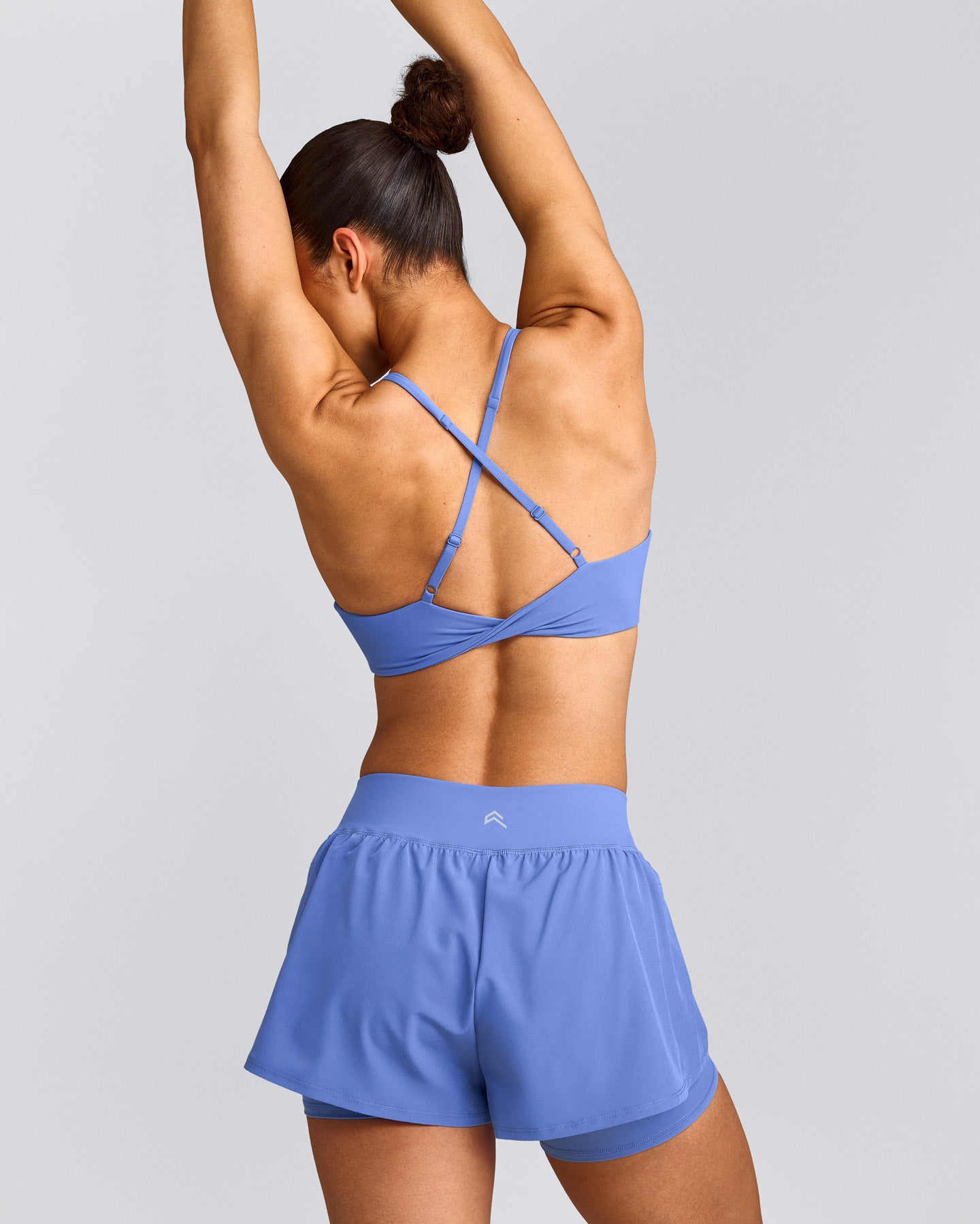 UnifiedMove™ Micro Bralette with Reflective Logo | Glaucous Blue