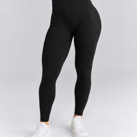 UnifiedMove™ High Waisted Pocket Leggings with Bonding New Branding | Black