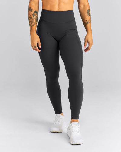 UnifiedMove™ High Waisted Pocket Leggings with Bonding New Branding | Coal