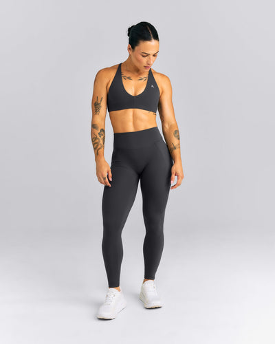 UnifiedMove™ High Waisted Pocket Leggings with Bonding New Branding | Coal