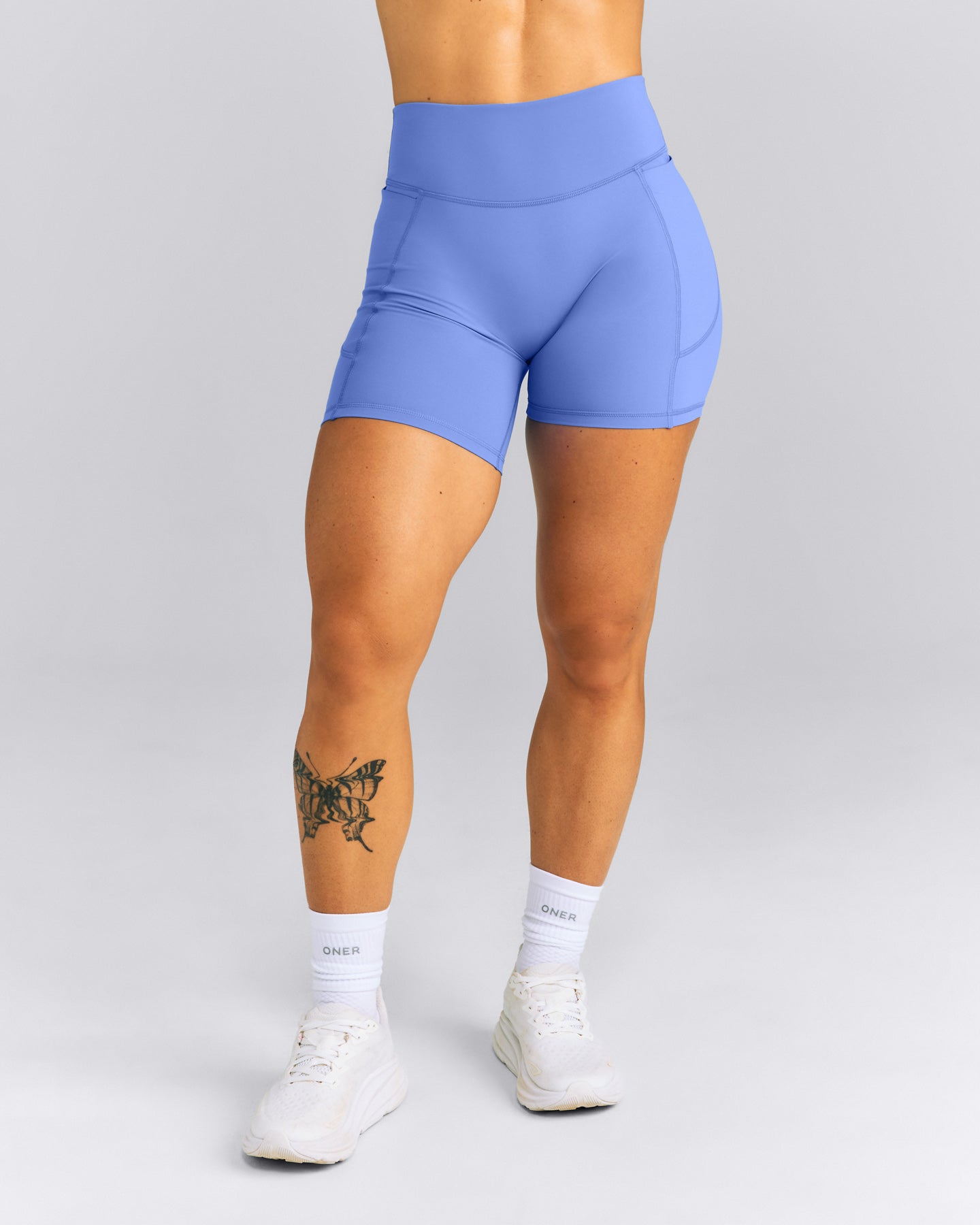 UnifiedMove™ High Waisted Pocket Shorts with Bonding New Branding | Glaucous Blue