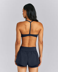 UnifiedMove™ T Back Minimal Bralette | True Blue