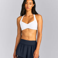UnifiedMove™ T Back Minimal Bralette New Branding | White
