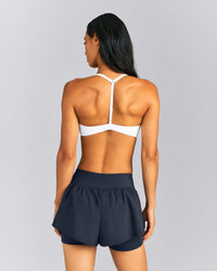 UnifiedMove™ T Back Minimal Bralette New Branding | White