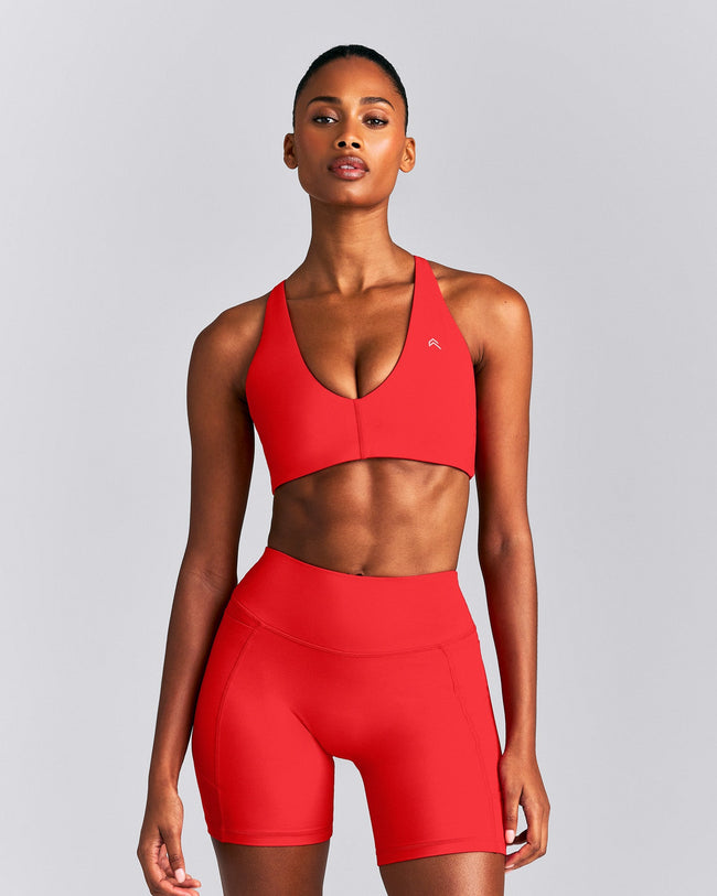 UnifiedMove™ Micro Bralette New Branding | Muscle Mommy Red