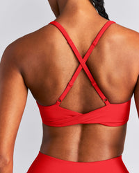 UnifiedMove™ Micro Bralette New Branding | Muscle Mommy Red