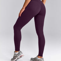 UnifiedMove™ Wrap Leggings with Reflective Logo | Blackberry Purple