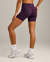UnifiedMove Wrap Shorts 6" with Reflective Logo | Blackberry Purple