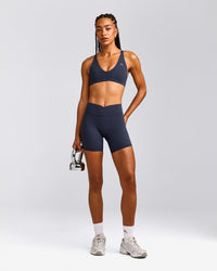 UnifiedMove™ Wrap Shorts 6" with Reflective Logo | True Blue