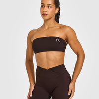 Unified Micro Bandeau Bralette | 70% Cocoa