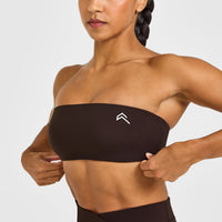 Unified Micro Bandeau Bralette | 70% Cocoa