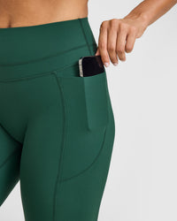 UnifiedMove™ High Waisted Pocket Leggings | Racing Green
