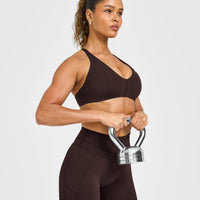 Unified High Waisted Pocket Shorts 6" | 70% Cocoa